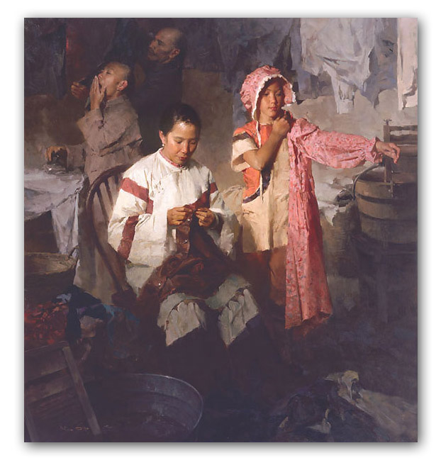 The Calico Dress, Family Laundry, 1906